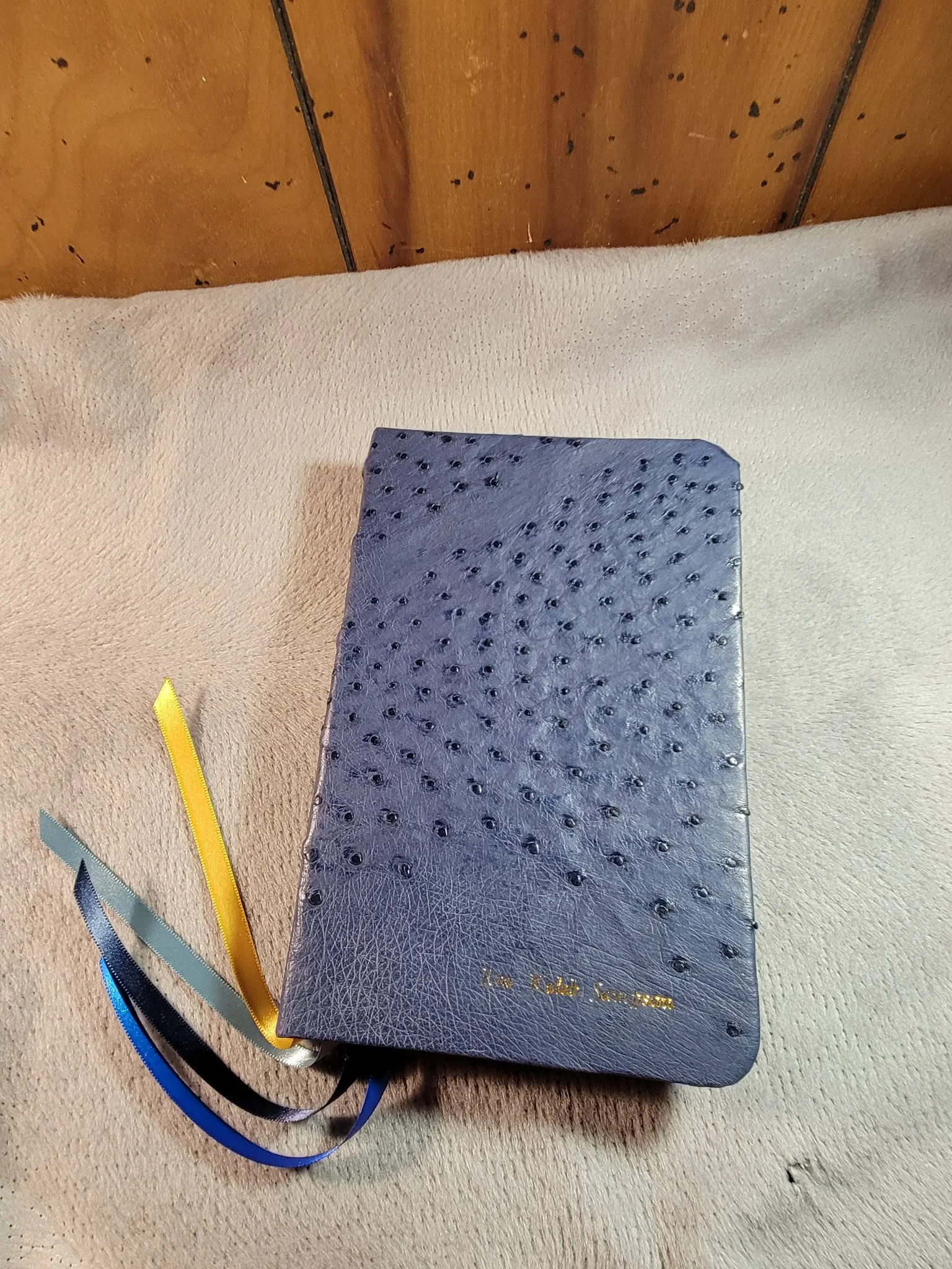 Denim ostrich.