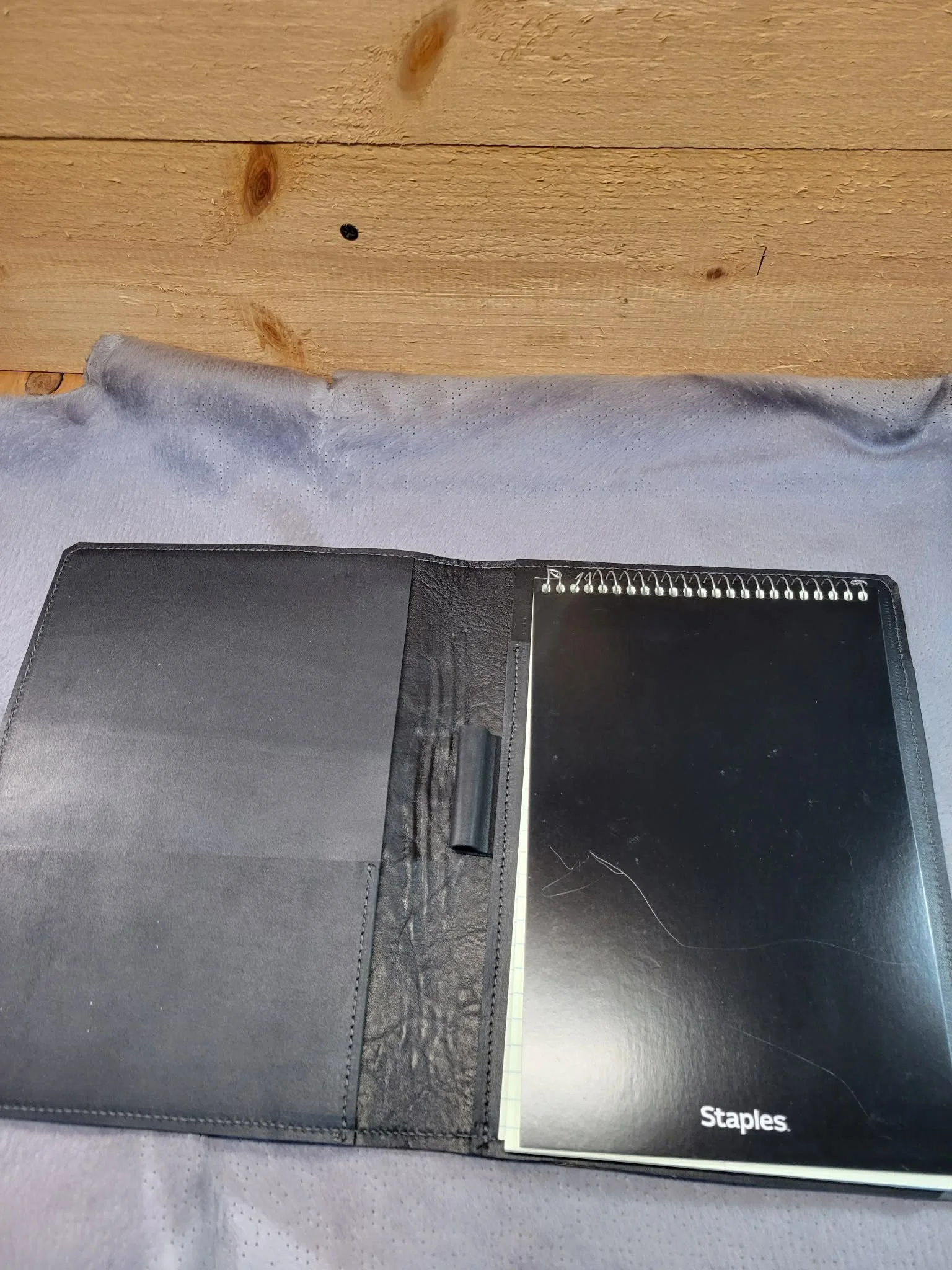 Notebook Holder.
