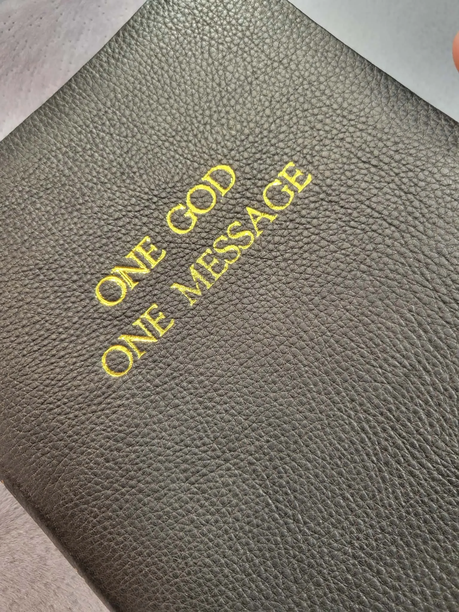 Custom cover imprinting.